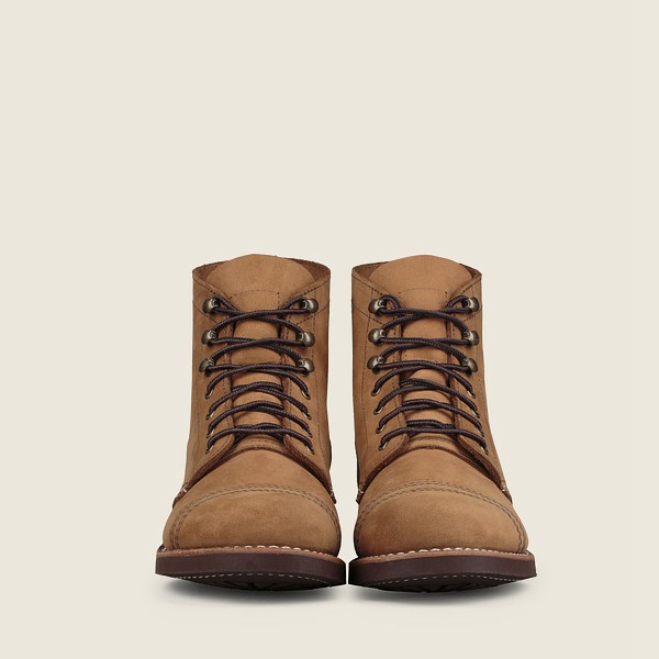 Red Wing Heritage Boots Iron Ranger - Short Chinook Læder - Khaki - Dame 6738-IVTES